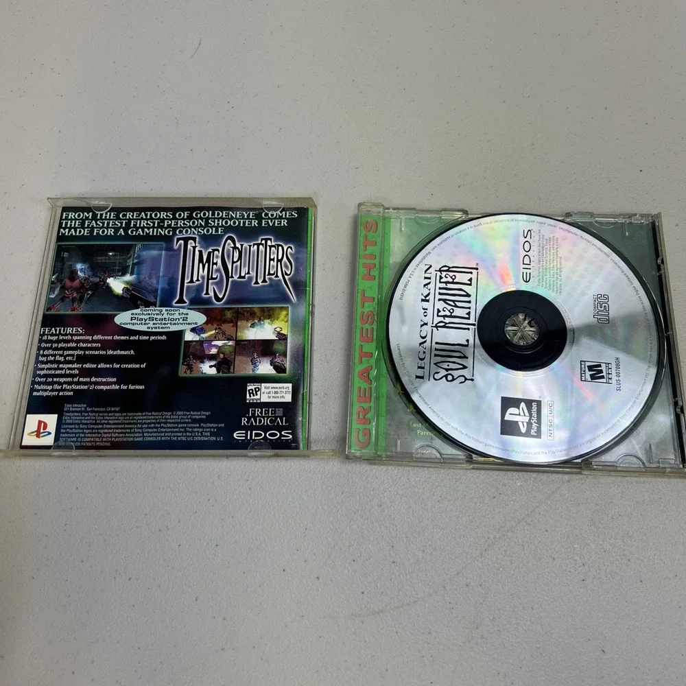 Legacy of Kain Soul Reaver Playstation 1 PS1 1999 Greatest Hits Complete Manual